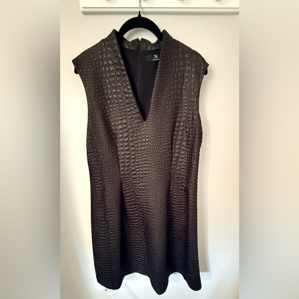 Natori Quilted Black Dress, size 12
